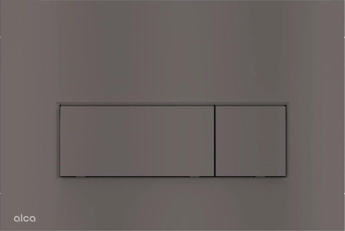 Кнопка управления для скрытых систем инсталляции, GUN METAL-мат Alcaplast M57-GM-M