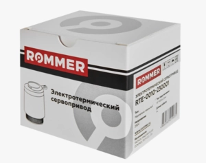 Электротермический сервопривод,нормально закрытый, 230 В ROMMER (RTE-0010-230001)