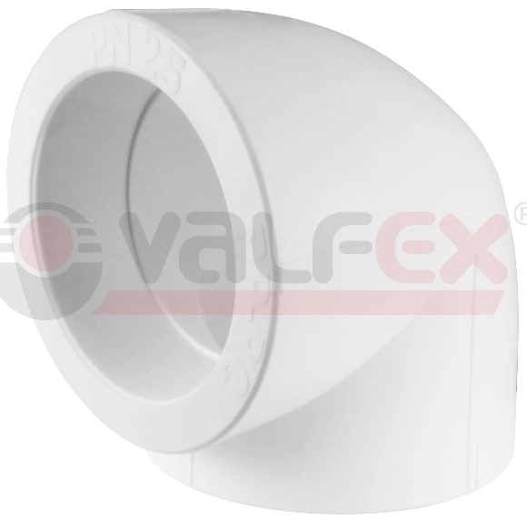 Угольник полипропиленовый 90° Valfex