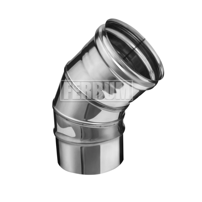 Колено 135° Ferrum Austenite (0,8мм AISI 304)