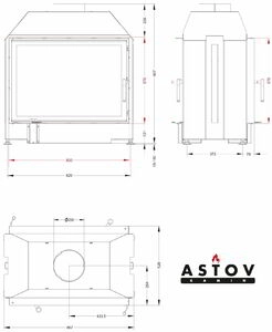 Топка ASTOV ПТ 800