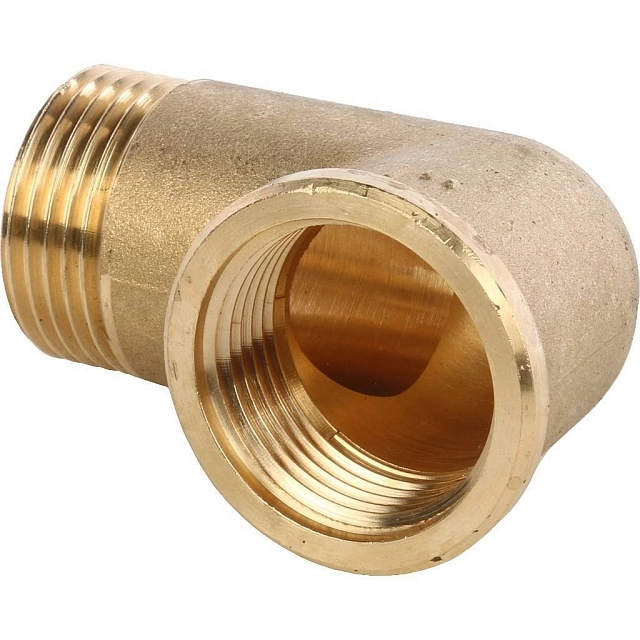 Угольник с внутренней и наружной резьбой ВН STOUT ЛАТУНЬ (SFT-0011)