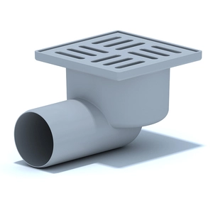 Трап для душа АНИПласт TA5104 горизонтальный нерегулируемый с выпуском 50 мм и решеткой из пластика 100х100 мм (TA5104)