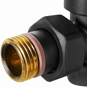 Клапан термостатический STOUT Design черный, угловой 1/2 (SVTD-0002-000015B)