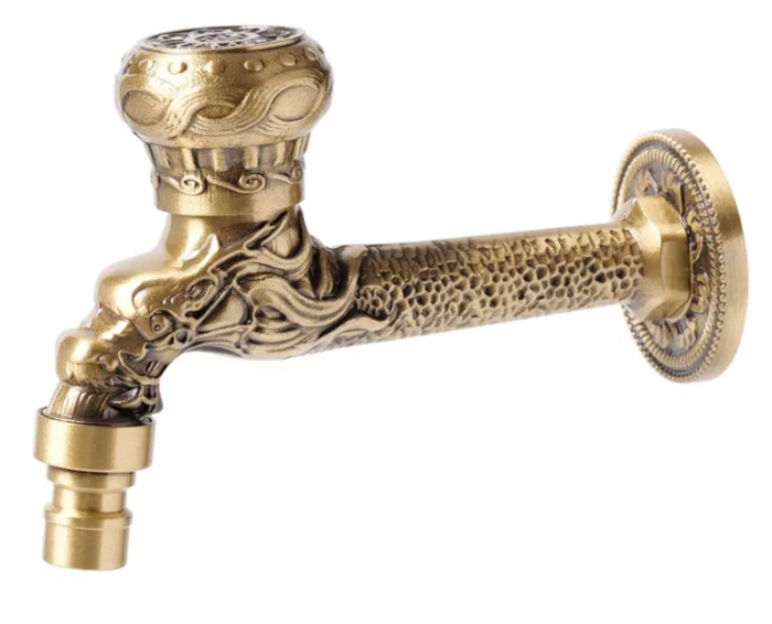 Кран водоразборный длинный декор VIEIR (VR321)