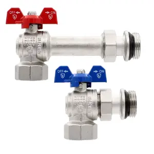 Комплект кранов с разъемным соединением для коллекторной группы 1″ Vieir (VER63)