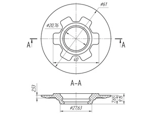 Прокладка клапана АНИПласт M015 для арматуры сливной 5 штук (M015)