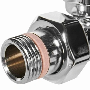 Клапан запорно-балансировочный STOUT Design хром, прямой 1/2 (SVLD-0001-000015C)