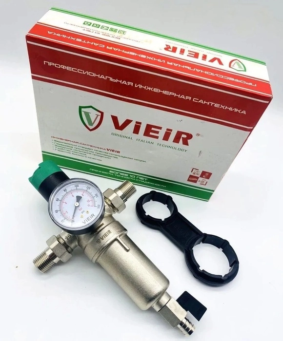 Фильтр с регулятором давления и манометром VIEIR 1/2 (JH157N-REG )