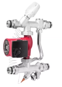 Насосно-смесительный узел для теплого пола 20 - 60 °С KVS 4.5 VIEIR без насоса (VR240)