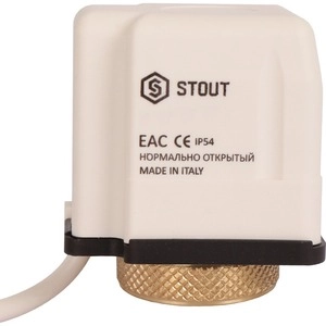 Сервопривод STOUT нормально открытый, 230 В (STE-0010-230002)