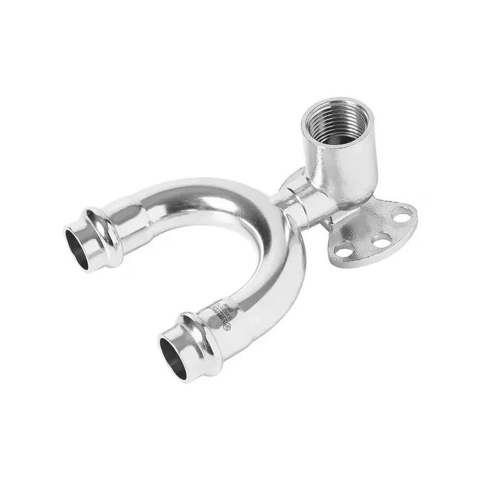 Пресс-водорозетка проходная из нержавеющей стали VIEIR VER-PRO (VRP)