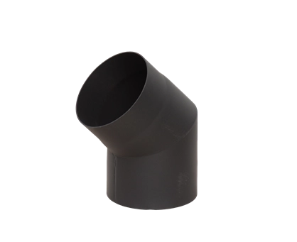 Отвод 45 КПД ЧЁРНЫЙ