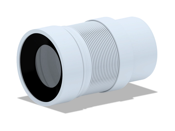 Удлинитель гибкий для унитаза АНИПласт K821 выпуск 110 мм 190-370 мм (K821)