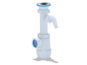 Сифон для мойки АНИПласт Грот A1000 1 1/2 дюйма 40 мм с отводом для стиральной машины (A1000)