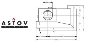 Топка ASTOV П2С 800