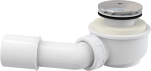 Сниженный сифон для душевого поддона, хром AlcaPlast A471CR-50