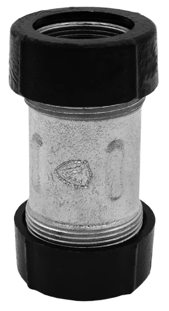 Муфта для соединения стальных и полимерных труб (ГАЙКА-ГАЙКА) VIEIR (VR)