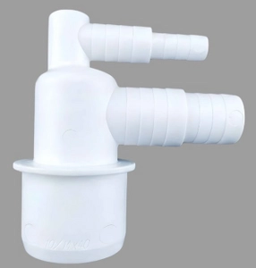 Адаптер канализационный ЮстаПласт угловой Ф40, 10-14/20-23