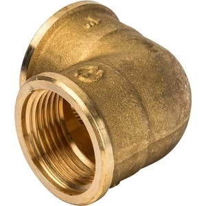 Угольник с внутренней резьбой ВВ STOUT ЛАТУНЬ (SFT-0013)