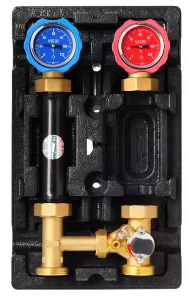 Универсальная насосная группа с трехходовым смесительным клапаном VIEIR без насоса (VR217-25/6)