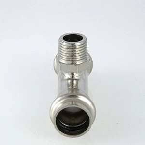 Тройник пресс с наружной резьбой Valtec (VTi.933.I)