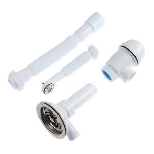 Сифон для мойки АНИПласт Грот A0142SA15 3 1/2 дюйма 40 мм с гибким переливом и гибкой трубой 40х40/50 мм (A0142SA15)