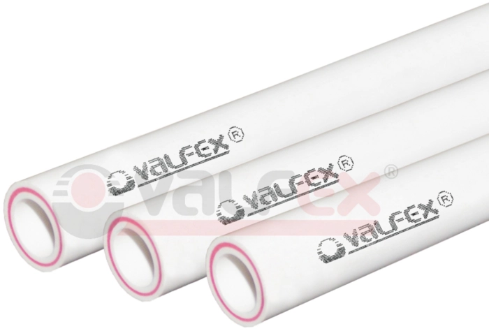 Труба полипропиленовая армированная стекловолокном VALFEX SDR 7.4 (PN ...