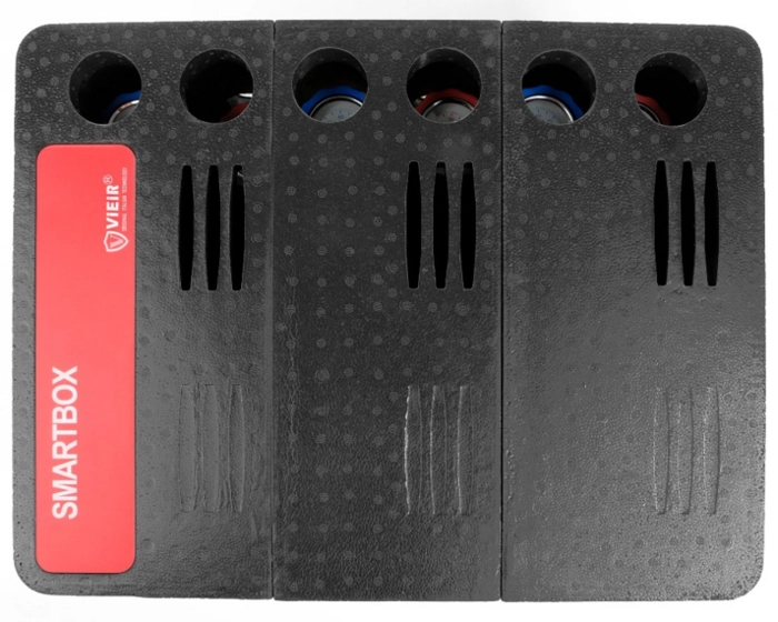 Распределительный коллектор в блочной теплоизоляции SMARTBOX для 3 насосных групп, 1"HP VIEIR (VR219-3)