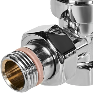 Комплект клапанов термостатических STOUT Design хром, угловой 1/2 (SVTDK-0002-000015C)