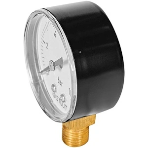 Манометр радиальный STOUT корпус Dn 50 мм 1/4  , 0...10 бар, кл.2.5 (SIM-1010-501008)