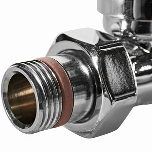 Комплект клапанов термостатических STOUT Design хром, прямой 1/2 (SVTDK-0001-000015C)