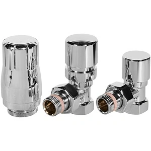 Комплект клапанов термостатических STOUT Design хром, угловой 1/2 (SVTDK-0002-000015C)