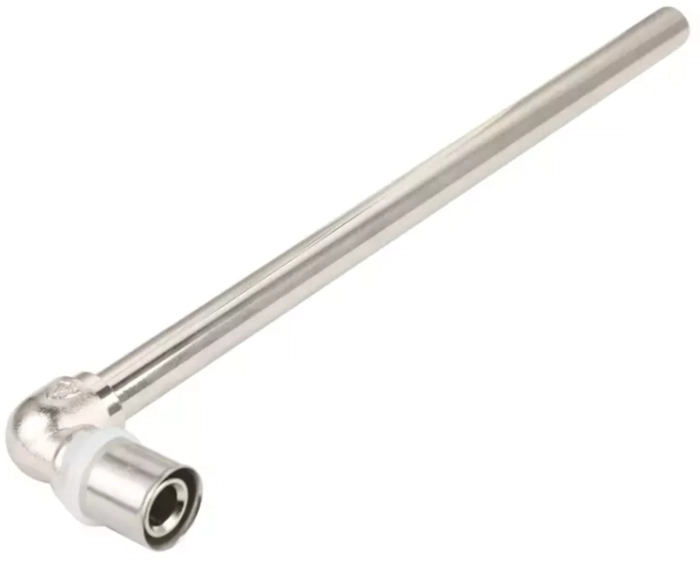 Угольник пресс с хромированной трубкой VIEIR 16x15x300 (VRKL1615)