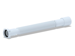 Гибкая труба АНИПласт K116 удлиненная с гайкой 1 1/2 дюйма 40-50х541-1371 мм (K116)