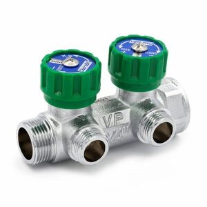 Коллектор регулирующий под плоское уплотнение VIEIR 3/4"x1/2" (VER)