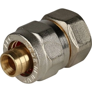 Переходник STOUT с внутренней резьбой для металлопластиковых труб винтовой (SFS-0002)