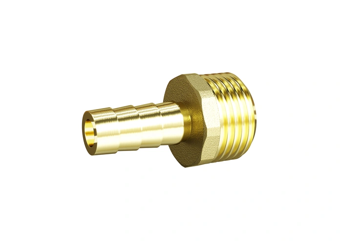 Штуцер для шланга LD Pride Дн12х1/2” ВР латунь