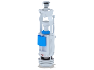 Арматура сливная АНИПласт WC7050M с двойной металлизированной кнопкой (WC7050M)