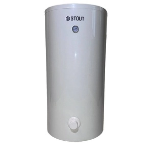 Бойлер косвенного нагрева напольный STOUT OptiBase SWH 200л с 2 теплообменниками (SWH-2110-000200)