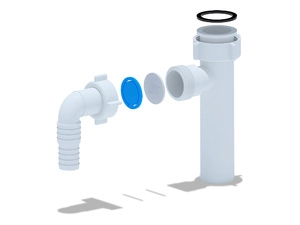 Отвод для стиральной машины АНИПласт M220 1 1/4 дюйма х 32 мм (M220)