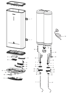 Электрический водонагреватель ARISTON ABSE VLS PRO PW 80 (3700699)