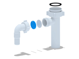 Отвод для стиральной машины АНИПласт M120 1 1/2 дюйма х 32 мм (M120)