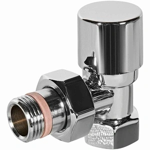 Клапан запорно-балансировочный STOUT Design хром, угловой 1/2 (SVLD-0002-000015C)