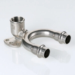Проходная водорозетка пресс Valtec (VTi.954.DI) 15 мм х 1/2"