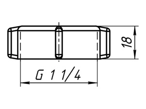 Гайка накидная АНИПласт M432 для сифона 1 1/4 дюйма 32 мм (M432)