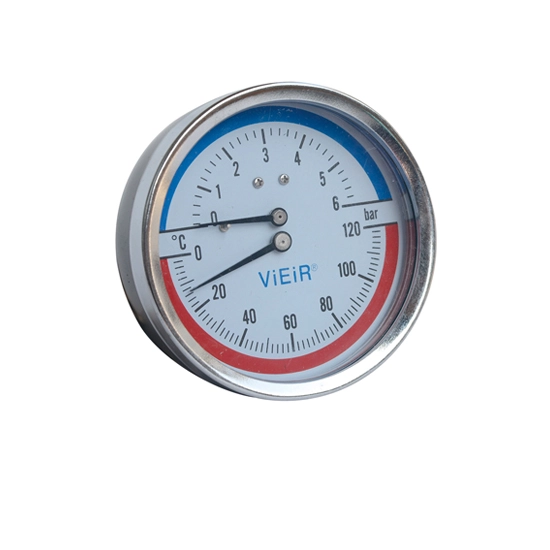 Термоманометр аксиальный 0-6 BAR VIEIR (YF6)