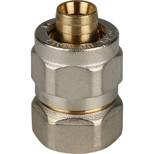 Переходник STOUT с внутренней резьбой для металлопластиковых труб винтовой (SFS-0002)