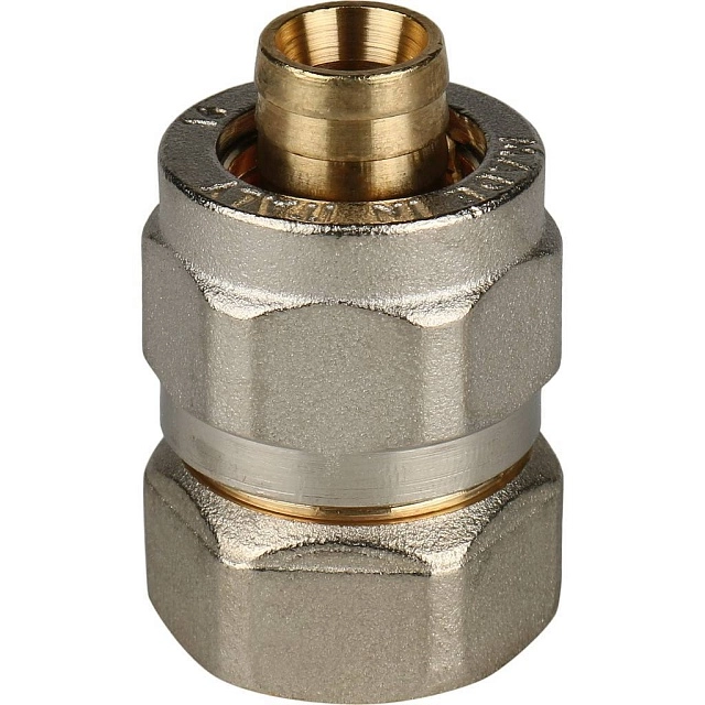 Переходник STOUT с внутренней резьбой для металлопластиковых труб винтовой (SFS-0002)