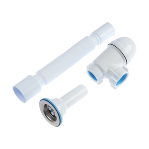 Сифон для мойки АНИПласт Варяг C5510 1 1/4 дюйма 40 мм универсальный с гибкой трубой 40х50 мм (C5510)